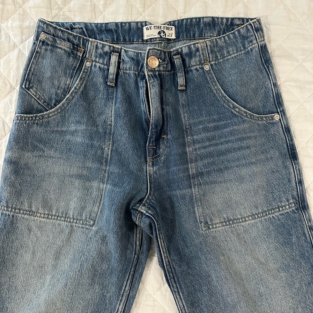 Care Free People Golden Valley Mid-Rise Jean